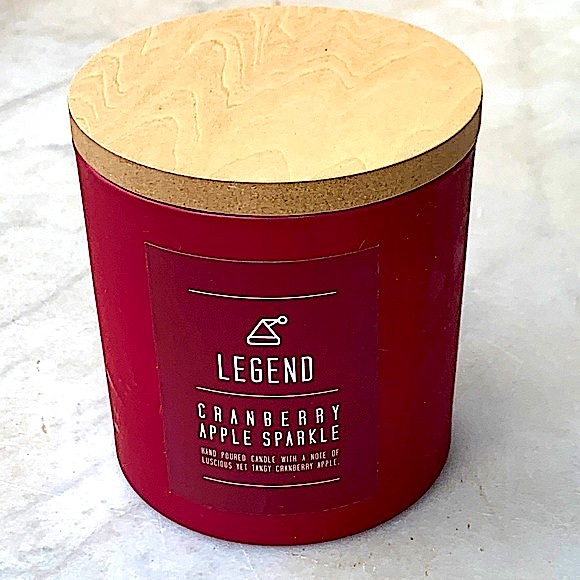 HAVEN STREET CANDLE LEGEND CRANBERRY APPLE SPICE WOOD WICK NEW RICHLY SCENTED - Picture 2 of 4